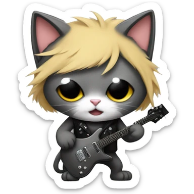 Metalhead CAT sticker