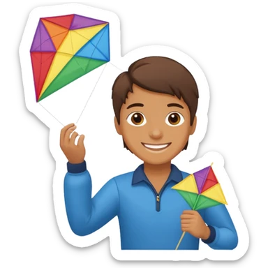 Kite Maker sticker