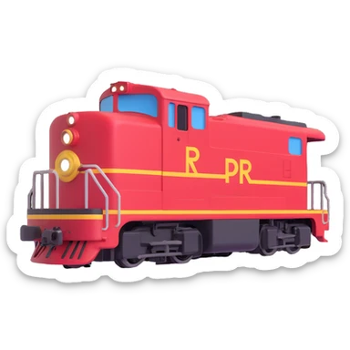 Pennsylvania railroad electric locomotive sticker