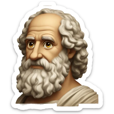 Archimedes of Syracuse was an Ancient Greek mathematician sticker