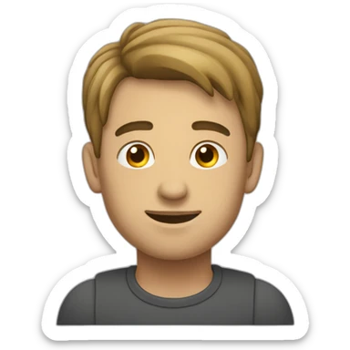 homme qui leve bras gauche de profil sticker