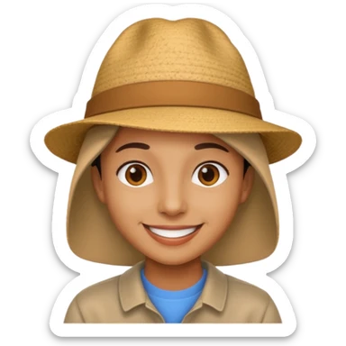 👌😁🧢 Combine these emojis and you get just the head without the body. sticker