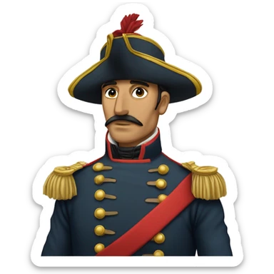 soldado que peleo en la batalla de junin de 1825 llamado "úsares de junin" sticker