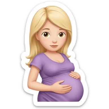 Pregnant Argenti from Honkai Star Rail sticker