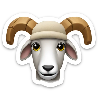 sheep woodworker sticker