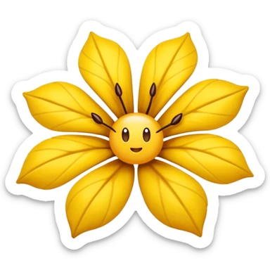 crie um emoji de lirio aranha flor sticker