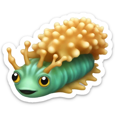 Sea slug sticker