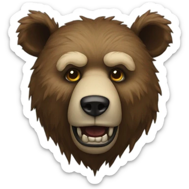 Skitzo 1920 Killer Bear sticker