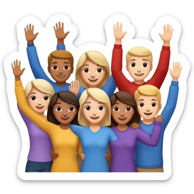 I want an emoji with people making a “horă” sticker