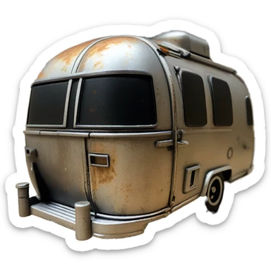 Hot wheel’s Tonka Darth Vader’s airstream rc caravan rusted  sticker