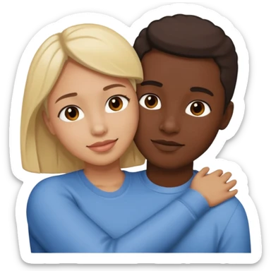 abrazar a mi papa mama sticker