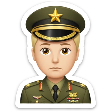 General of the army rank sticker