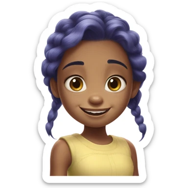 Niña de monster inc sticker