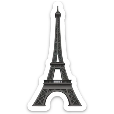 Eiffel Tower Paris emoji sticker