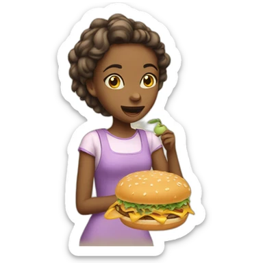 hungry girl sticker