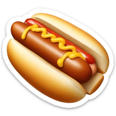 HOTDOG CUBIERTO DE MASA sticker