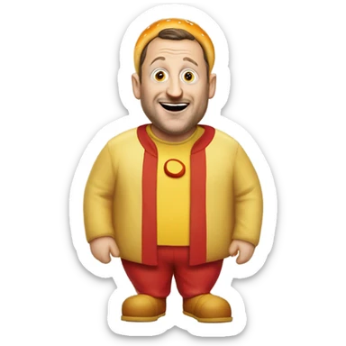 Tim Robinson hotdog costume sticker