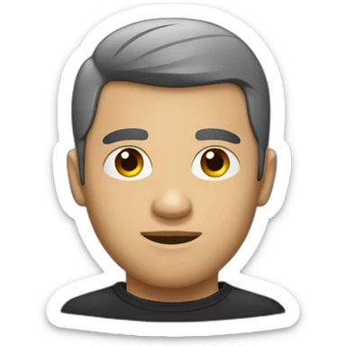 Guy who is racist sticker