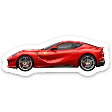 Ferrari 812 Superfast best view  sticker
