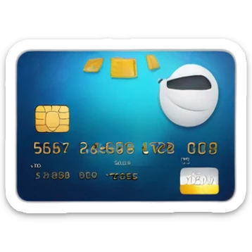 business credit card sticker