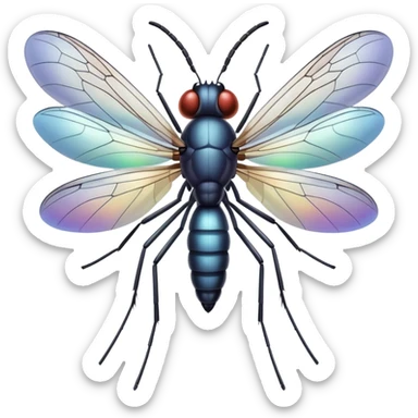 A cute Mosquito sticker
