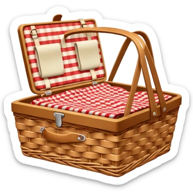 picnic basket sticker