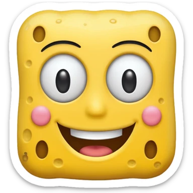 Bob esponja tierno sticker