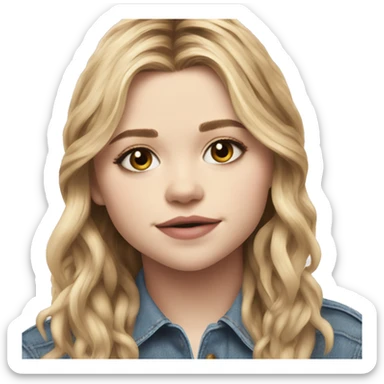 Emoji Chloe grace moretz heart sticker