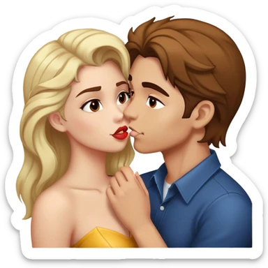 The Flash in Kiss She Flash Girl Romantic sticker