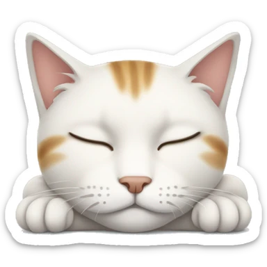 Greg cat sleeping  sticker