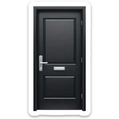 minimalist modern door sticker