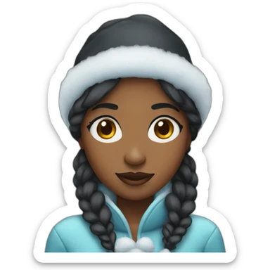 Black Snow Maiden sticker