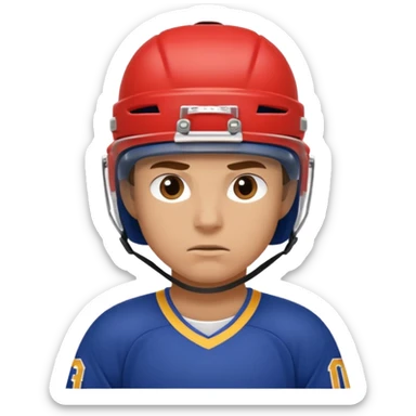 Hockey Player sticker