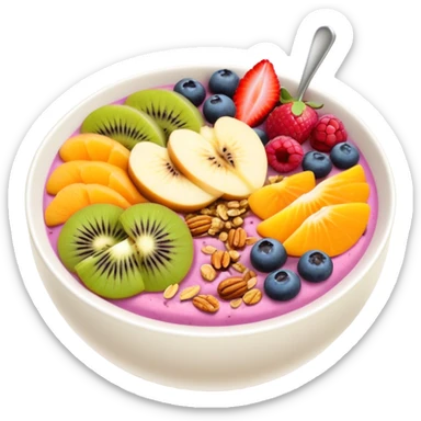 pretty smoothie bowl sticker