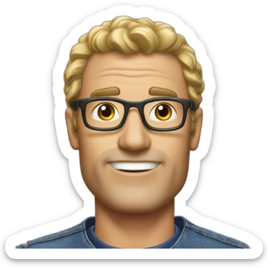 Jean claude vandam sticker