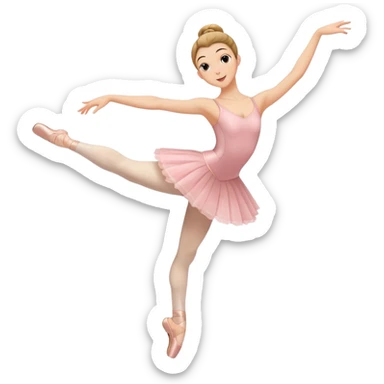 Cool, ballet jump sticker