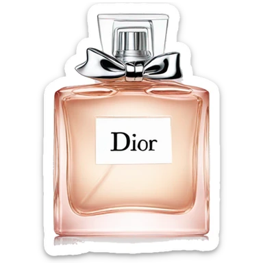 dior perfume sticker