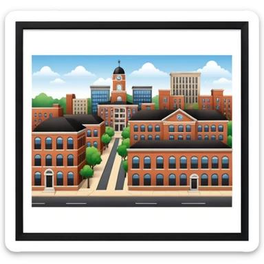 Arkansas historical downtown sticker