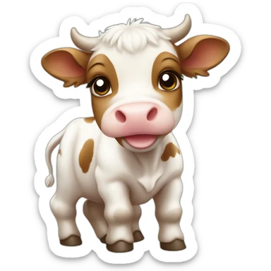 baby Cow sticker