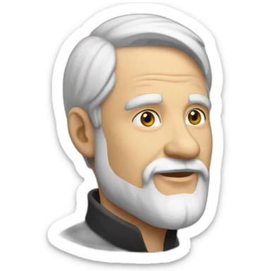 main en prière sticker