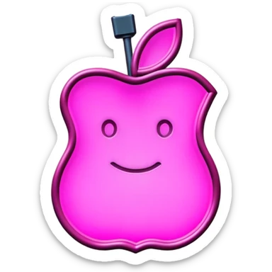 Nashville neon sign in pink  sticker