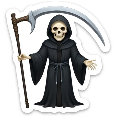 The Grim Reaper sticker
