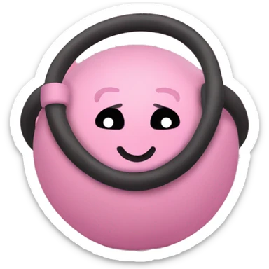 Kettlebell pink sticker