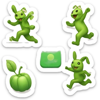 HOPPY HOPSCOTCH\ sticker