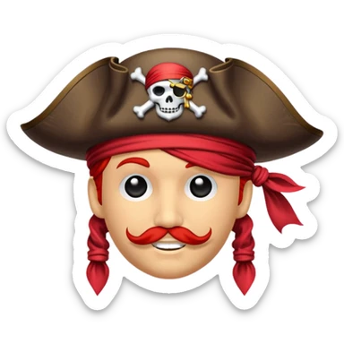 Je veux un tableau de stickers pour mon clan lak khawarizmi notre symbol est les pirat au chapeaux rouge , est un autre tableau de stickers écharpe de ton choix pour mon clan sticker