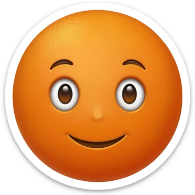 genere moi une seule orange sticker