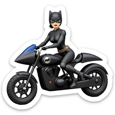 1:24 scale toy sexy fenders on Catwoman’s buxom attractive armored midnight-colored tight outfit from tv series style dark knight movie stealthy accurate sporty safe deluxe off-road fast pursuit prototype concept car (black hair, sitting driving aggressively) rally vehicle  sticker
