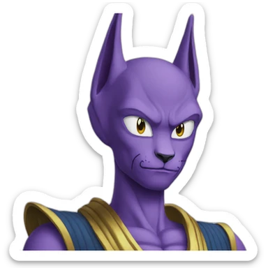 Beerus sticker