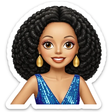 Diana Ross sticker