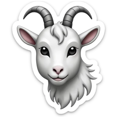 spell out the word goat graffiti logo sticker